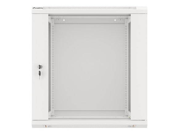 Lanberg | Rack cabinet 19" wall-mount 12U/600x600 (flat pack) V2 | WF01-6612-10S | Grey