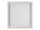 Lanberg wall-mounted installation rack cabinet 19'' 12U 600x600mm gray (glass door)
