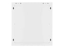 Lanberg wall-mounted installation rack cabinet 19'' 12U 600x600mm gray (glass door)