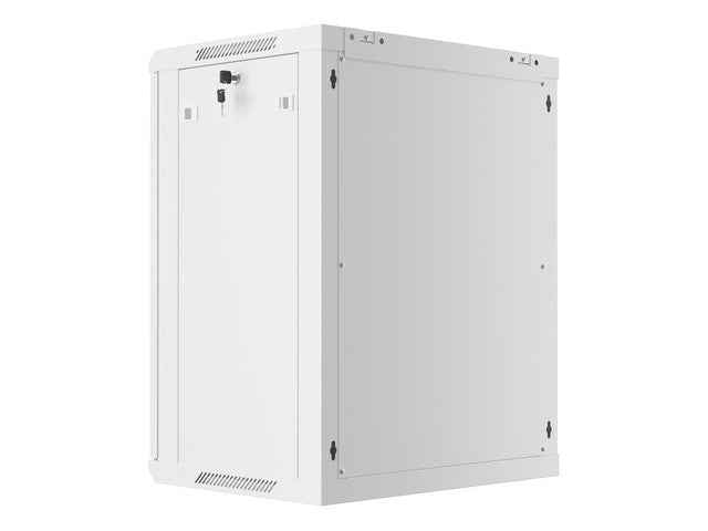 Armoire rack Lanberg WF01-6415-10S 15U, montage mural, gris