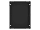 Lanberg wall-mounted installation rack cabinet 19'' 15U 600x600mm black (glass door)