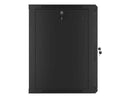 Lanberg wall-mounted installation rack cabinet 19'' 15U 600x600mm black (glass door)