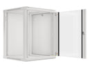 Lanberg | Rack cabinet 19" wall-mount 15U/600x600 (flat pack) with glass door | WF01-6615-10S | Grey-3