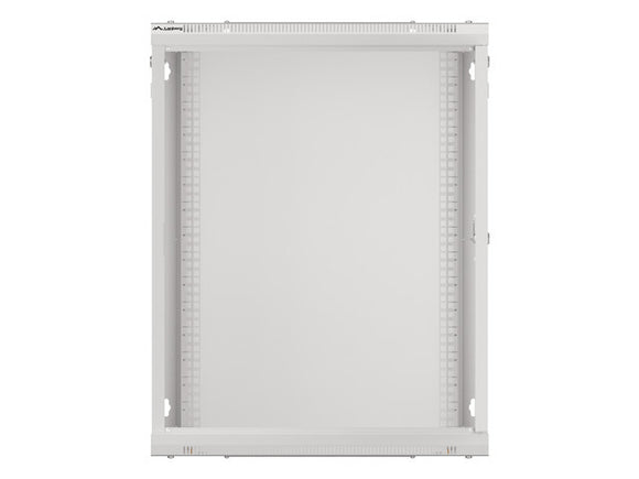 Lanberg | Rack cabinet 19" wall-mount 15U/600x600 (flat pack) with glass door | WF01-6615-10S | Grey
