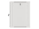 Lanberg | Rack cabinet 19" wall-mount 15U/600x600 (flat pack) with glass door | WF01-6615-10S | Grey-8