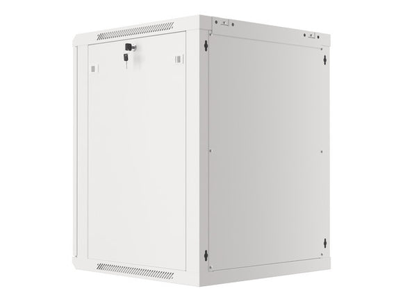 Lanberg | Rack cabinet 19" wall-mount 15U/600x600 (flat pack) with glass door | WF01-6615-10S | Grey