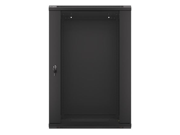 Lanberg WF01-6418-10B rack cabinet 18U Wall mounted rack Black