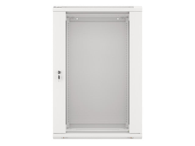 Baie d'installation murale Lanberg 19'' 18U 600x450mm grise (porte vitrée)
