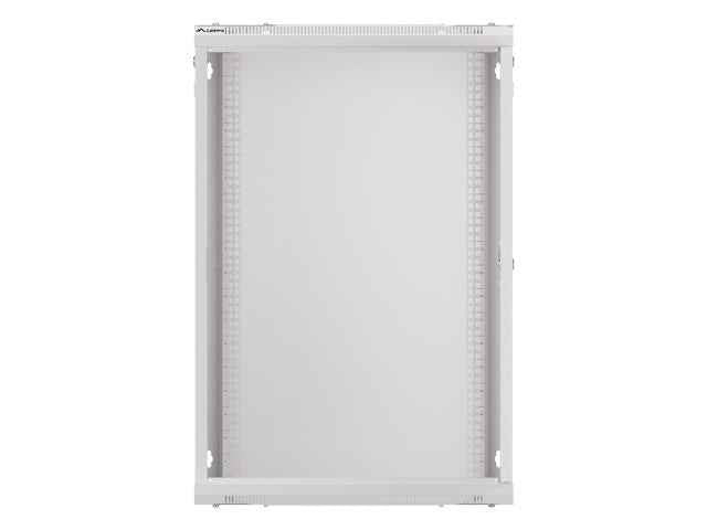 Baie d'installation murale Lanberg 19'' 18U 600x450mm grise (porte vitrée)