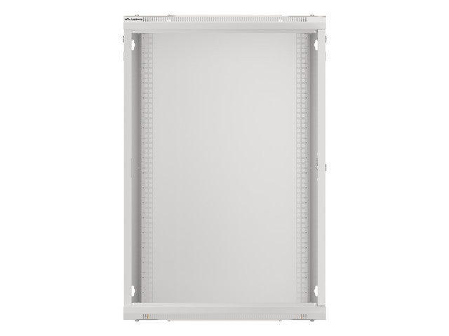 Baie d'installation murale Lanberg 19'' 18U 600x450mm grise (porte vitrée)