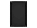 Lanberg | Rack cabinet 19" wall-mount 18U/600x600 (flat pack) with glass door | WF01-6618-10B | Black