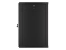Lanberg wall-mounted installation rack cabinet 19'' 18U 600x600mm black (glass door)-4