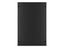Lanberg | Rack cabinet 19" wall-mount 18U/600x600 (flat pack) with glass door | WF01-6618-10B | Black