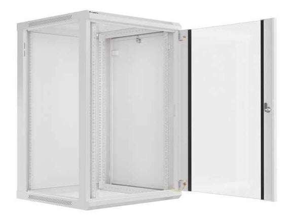 Lanberg | Rack cabinet 19" wall-mount 18U/600x600 (flat pack) | WF01-6618-10S | Grey