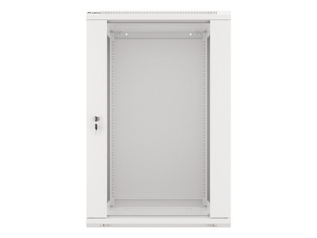 Armoire rack Lanberg WF01-6618-10S 18U, montage mural, gris