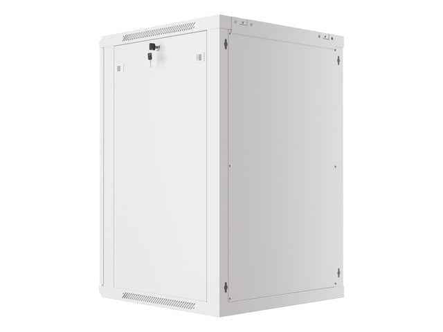 Armoire rack Lanberg WF01-6618-10S 18U, montage mural, gris