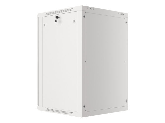 Armoire rack Lanberg WF01-6618-10S 18U, montage mural, gris