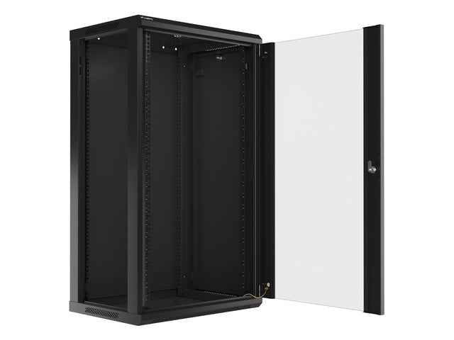 Armoire rack Lanberg WF01-6422-10B 22U, montage mural, noir