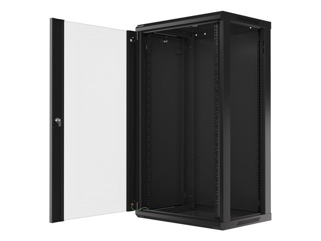 Armoire rack Lanberg WF01-6422-10B 22U, montage mural, noir