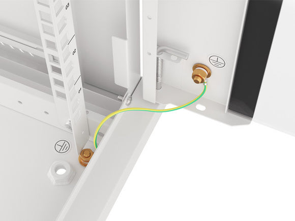 Baie rack murale Lanberg 19'' 22U 600x450mm Gris