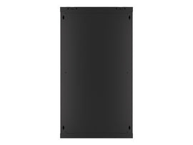 Lanberg wall-mounted installation rack cabinet 19'' 22U 600x600mm black (glass door) - 0