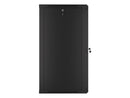 Lanberg wall-mounted installation rack cabinet 19'' 22U 600x600mm black (glass door)-7