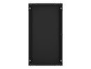 Lanberg wall-mounted installation rack cabinet 19'' 22U 600x600mm black (glass door)-9
