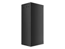 Szafa instalacyjna wisząca 19'' 27U 600X450mm czarna (drzwi szklane)