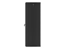 Szafa instalacyjna wisząca 19'' 27U 600X450mm czarna (drzwi szklane)-6