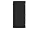 Szafa instalacyjna wisząca 19'' 27U 600X450mm czarna (drzwi szklane)