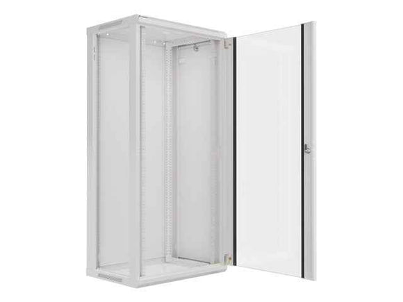 Armoire rack Lanberg WF01-6427-10S 27U, montage mural, blanc