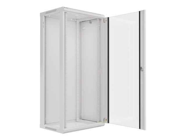 Armoire rack Lanberg WF01-6427-10S 27U, montage mural, blanc