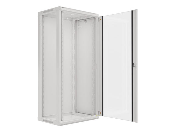 Armoire rack Lanberg WF01-6427-10S 27U, montage mural, blanc