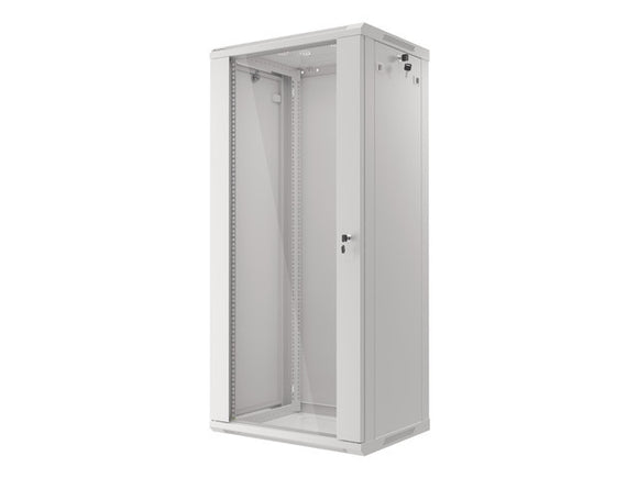 Armoire rack Lanberg WF01-6427-10S 27U, montage mural, blanc