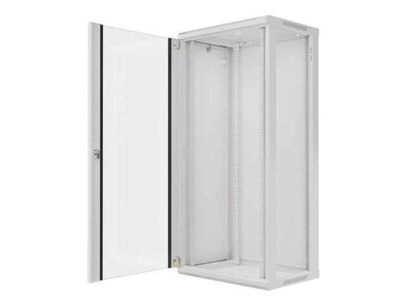 Armoire rack Lanberg WF01-6427-10S 27U, montage mural, blanc