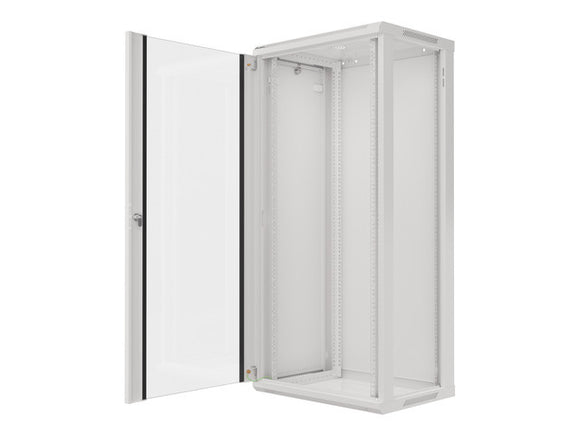 Armoire rack Lanberg WF01-6427-10S 27U, montage mural, blanc