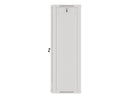 Armoire rack lanberg wf01-6427-10s 27u montage mural blanc