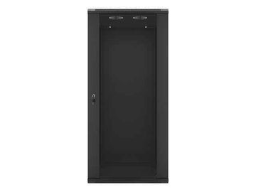 Lanberg | Rack cabinet 19" wall-mount 27U/600x600 (flat pack) | WF01-6627-10B | Black