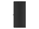 Lanberg wall-mounted installation rack cabinet 19'' 27U 600x600mm black (glass door)-13