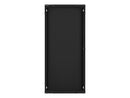 Lanberg wall-mounted installation rack cabinet 19'' 27U 600x600mm black (glass door)-5