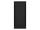 Lanberg wall-mounted installation rack cabinet 19'' 27U 600x600mm black (glass door)