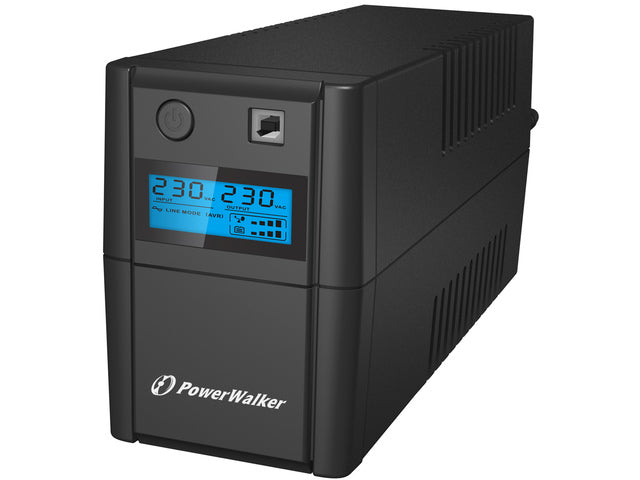 Powerwalker vi 850se lcd/iec line-interactive 085 kva 480 w 4 prises ca