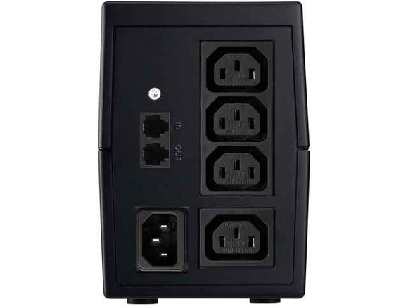 PowerWalker VI 850SE LCD/IEC uninterruptible power supply (UPS) Line-Interactive 0.85 kVA 480 W 4 AC outlet(s)