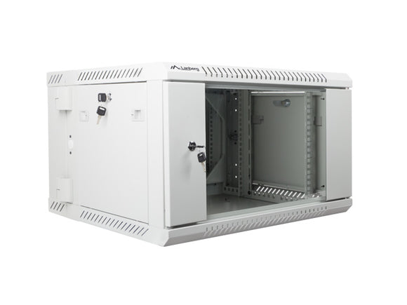 Lanberg WF02-6606-10S rack cabinet 6U Wall mounted rack Grey