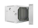 Szafa instalacyjna wisząca dwusekcyjna 19 9U 600X600mm szara