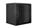 Lanberg | Rack cabinet 19" double-section wall-mount 12U/600x600 (flat pack) | WF02-6612-10B | Black-4