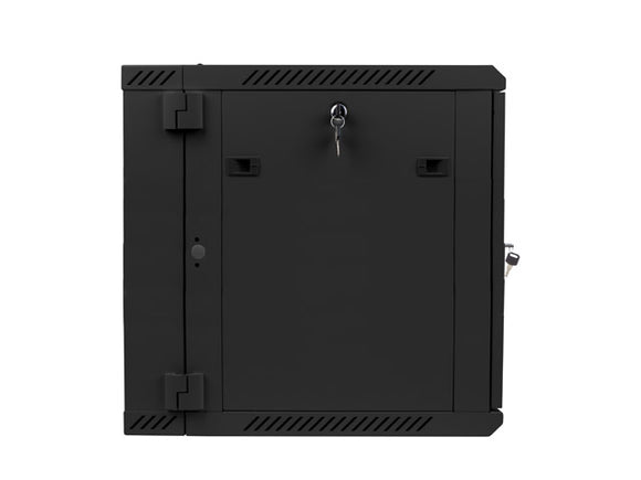 Lanberg | Rack cabinet 19" double-section wall-mount 12U/600x600 (flat pack) | WF02-6612-10B | Black