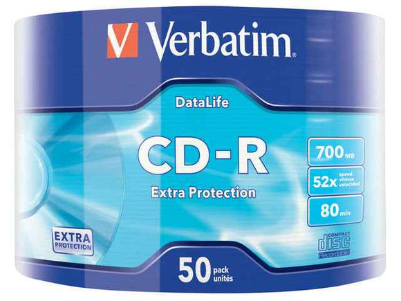 CD-R 52x 700MB 50P SP Extra Protection Wrap 43787