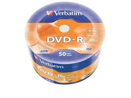DVD-R 16x 4.7GB 50P SP Matt Silver Wrap 43788