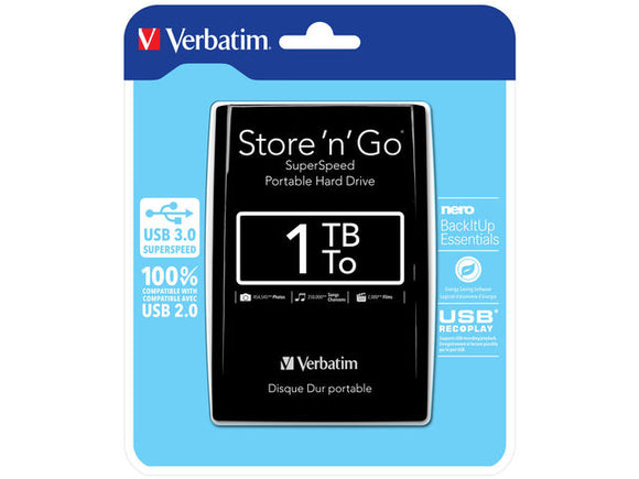 Ārējais cietais disks Verbatim 1TB